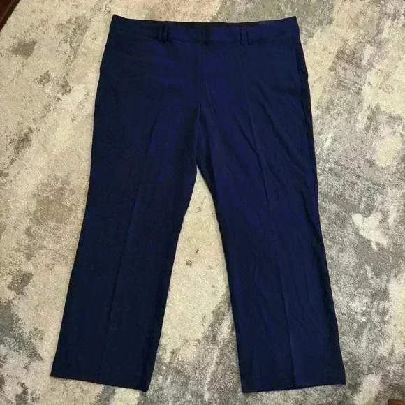 Women’s Lane Bryant Navy Blue The Sophie Trousers - Picture 1 of 11